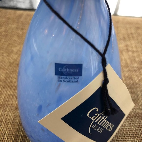 NWT Caithness Blue Glass Bottle - Picture 3 of 4